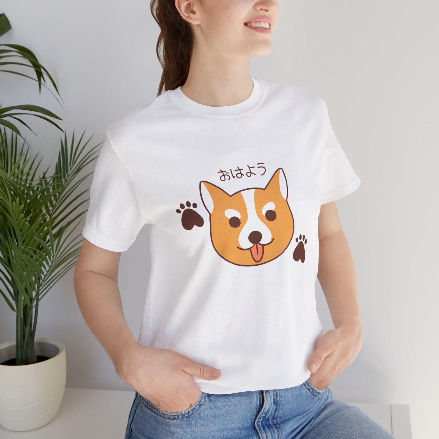 Good Morning Corgi T-shirt