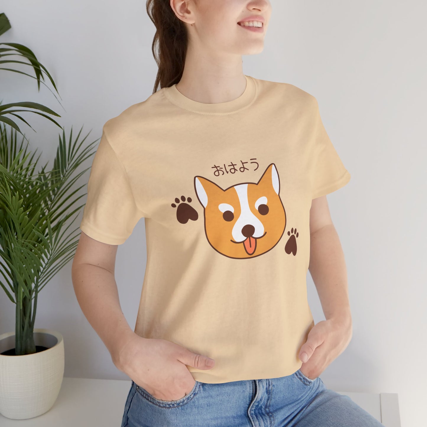 Good Morning Corgi T-shirt