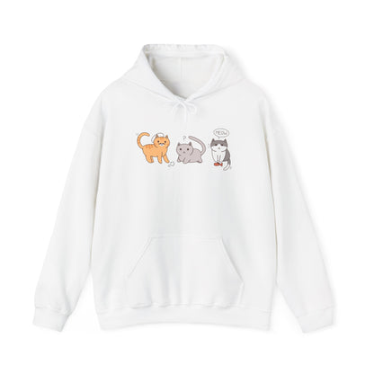 Triple Neko Hooded Sweatshirt