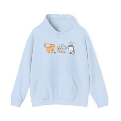 Triple Neko Hooded Sweatshirt