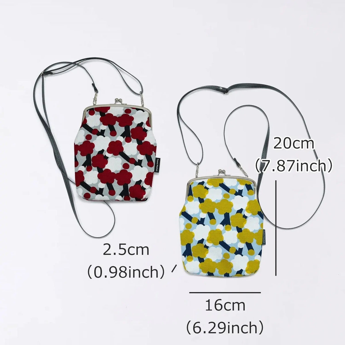 Gamaguchi Shoulder Bag & Handkerchief Set