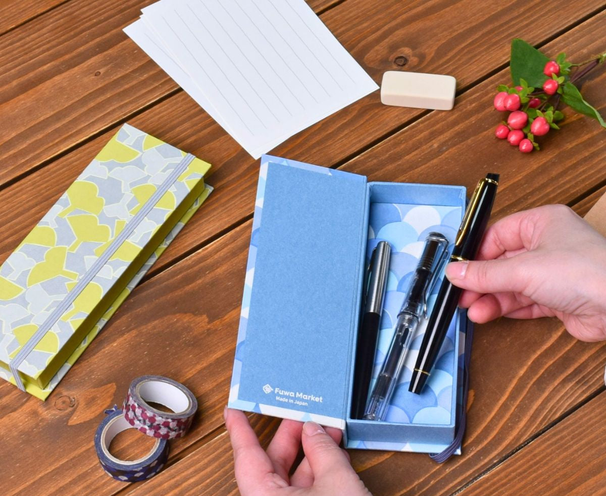 Notebook and pen case set