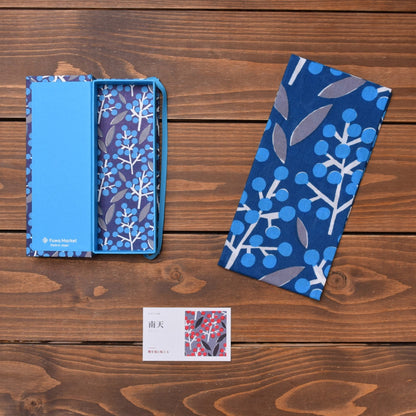 Pen Case & Tenugui Set – Nanten · blue
